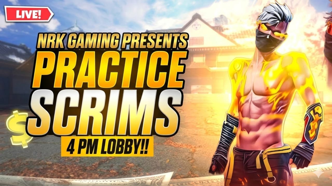 PRACTICE SCRIMS 4 PM LOBBY II PRACTICE SCRIMS TOURNAMENT  #freefiretournament #esport