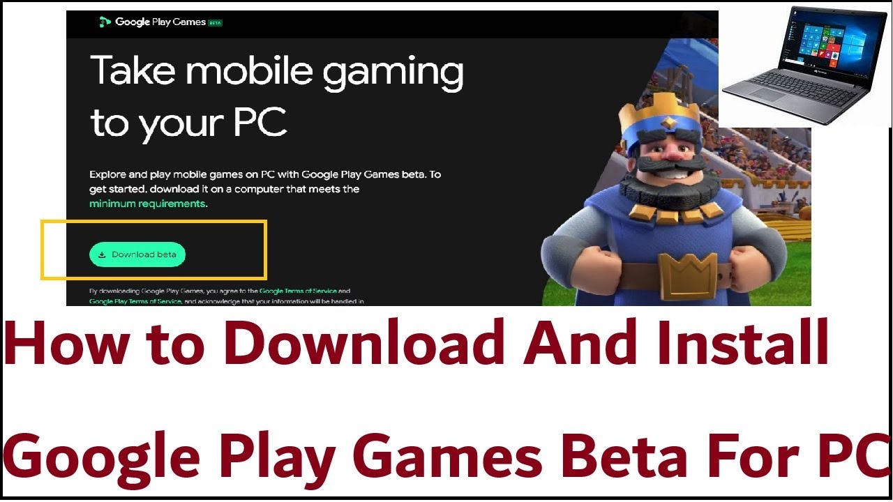 How to Download and Install Google Play Games Beta on PC:A Step by Step Guide