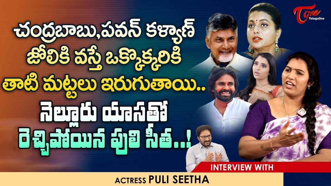 Actress Puli Seetha Exclusive Interview | వైసీపీ నాయకులపై రెచ్చిపోయిన పులి సీత.. TeluguOne