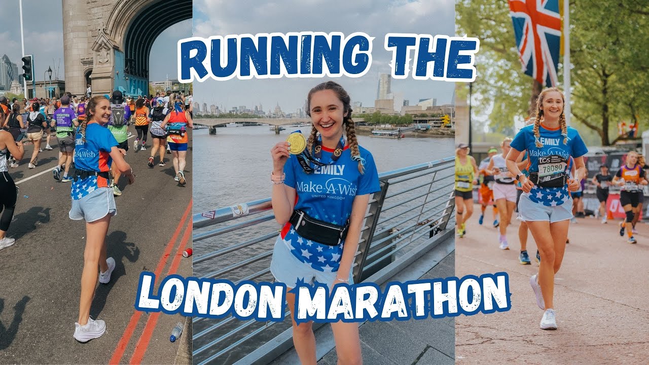 LONDON MARATHON 2025 VLOG 🏃‍♀️💙✨ running my first marathon (while sick)
