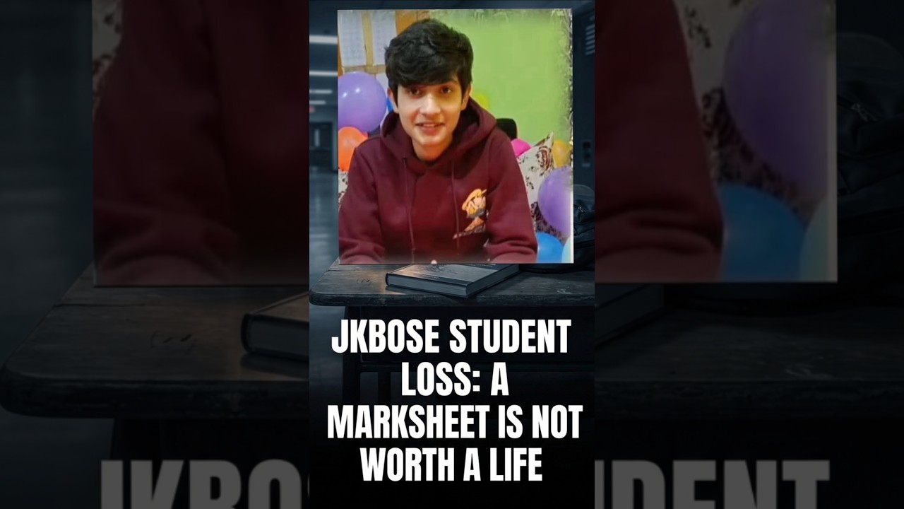 JKBOSE CLASS 12TH STUDENT LOST HIMSELF | AWARNESS ONLY