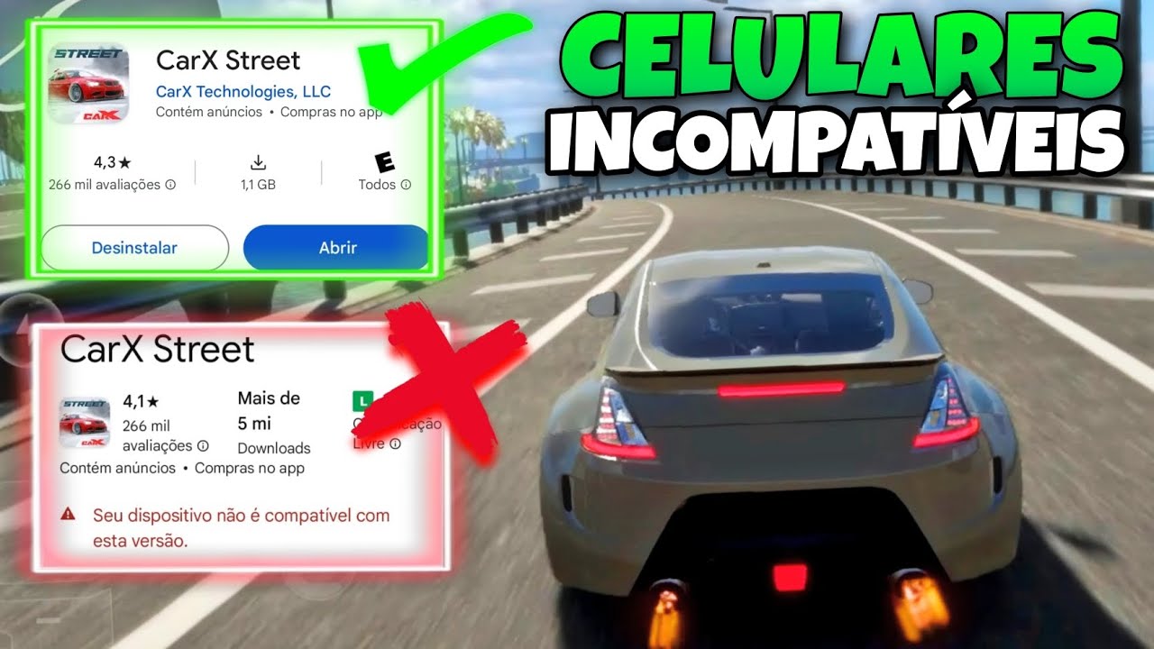 THE CORRECT WAY TO INSTALL CARX STREET ON INCOMPATIBLE PHONES VERY EASY!