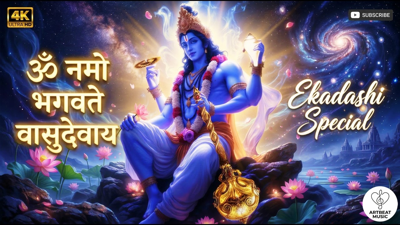 Ekadashi Special | ॐ नमो भगवते वासुदेवाय Chant 🌸 Powerful Vishnu Mantra for Miracles & Inner Peace
