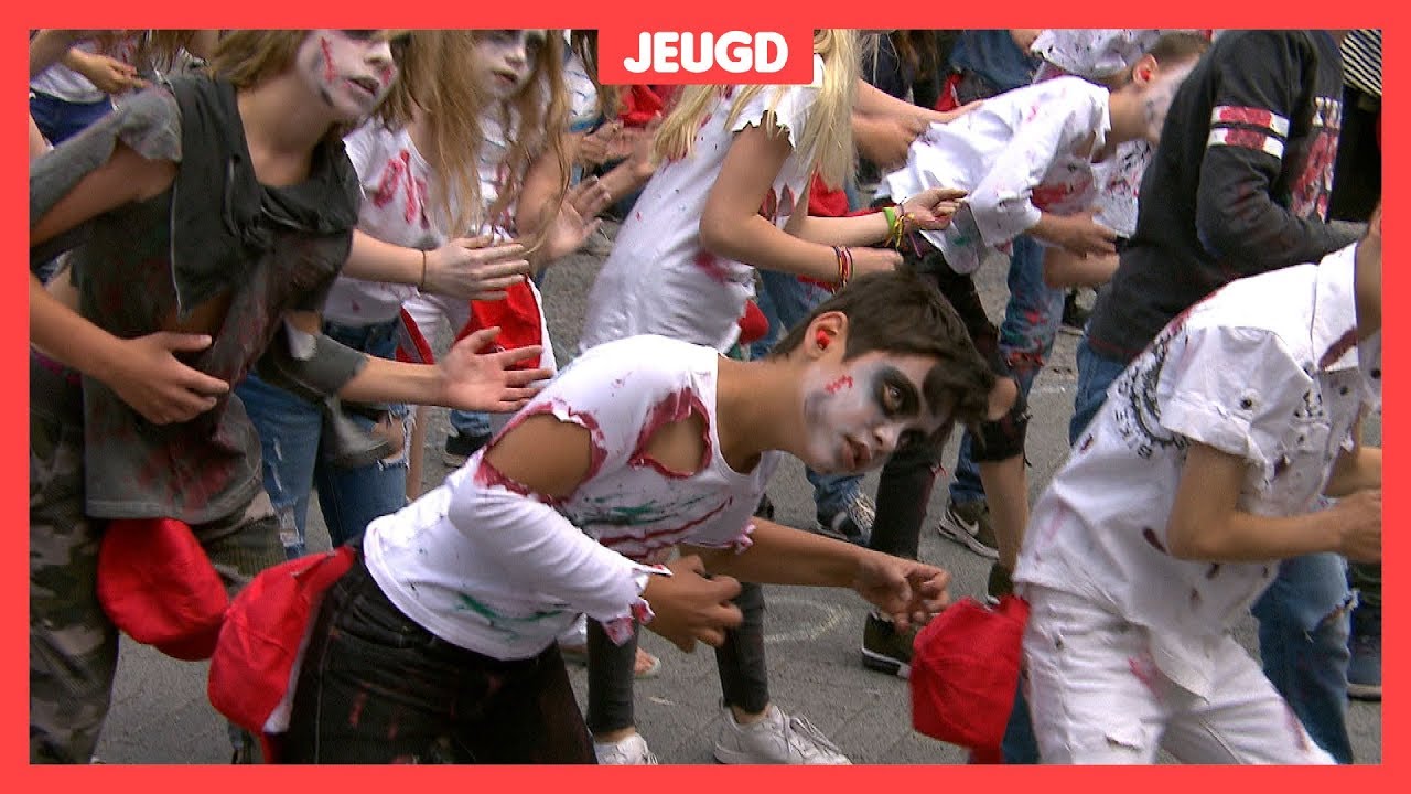1100 Kinderen dansen wereldberoemd dansje 'Thriller'