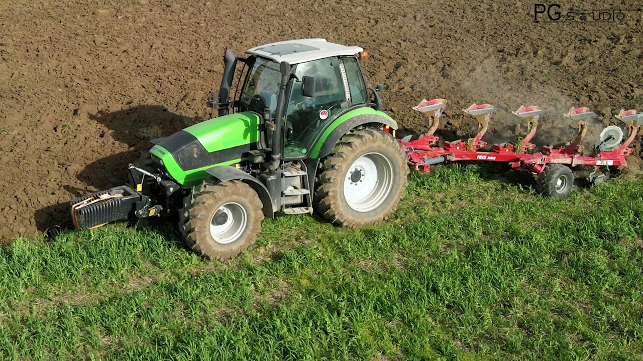 Jesień w polu. Orka i siew Deutz Fahr M610 + Ibis XMS 4+1, NH T6030 + Farmet K400, T6.125s + Accord.