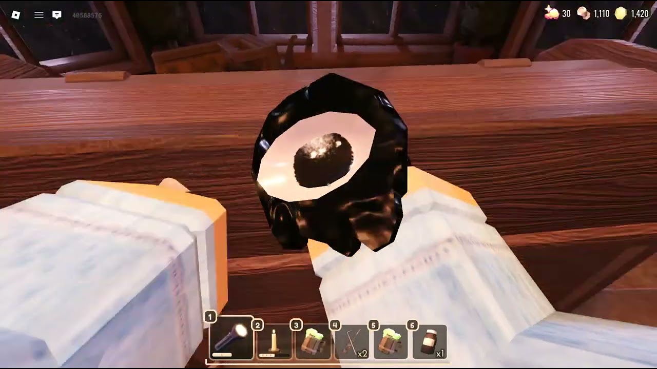 Jugando doors para pasar el piso 1 y el 2 para desbloquear un logro (spoiler aca muero)