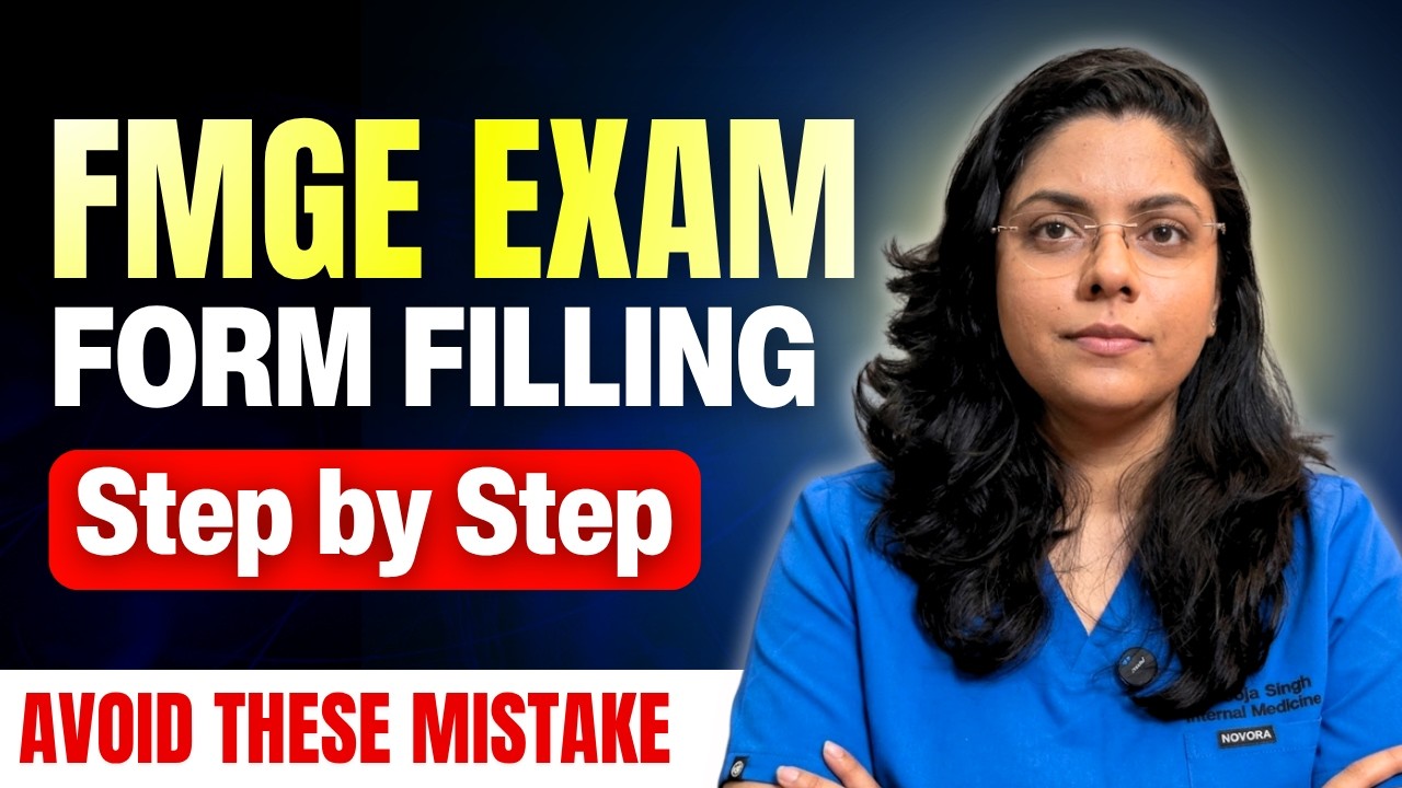 FMGE JUNE 2026 Application Form Filling | Step-by-Step Guide #fmge