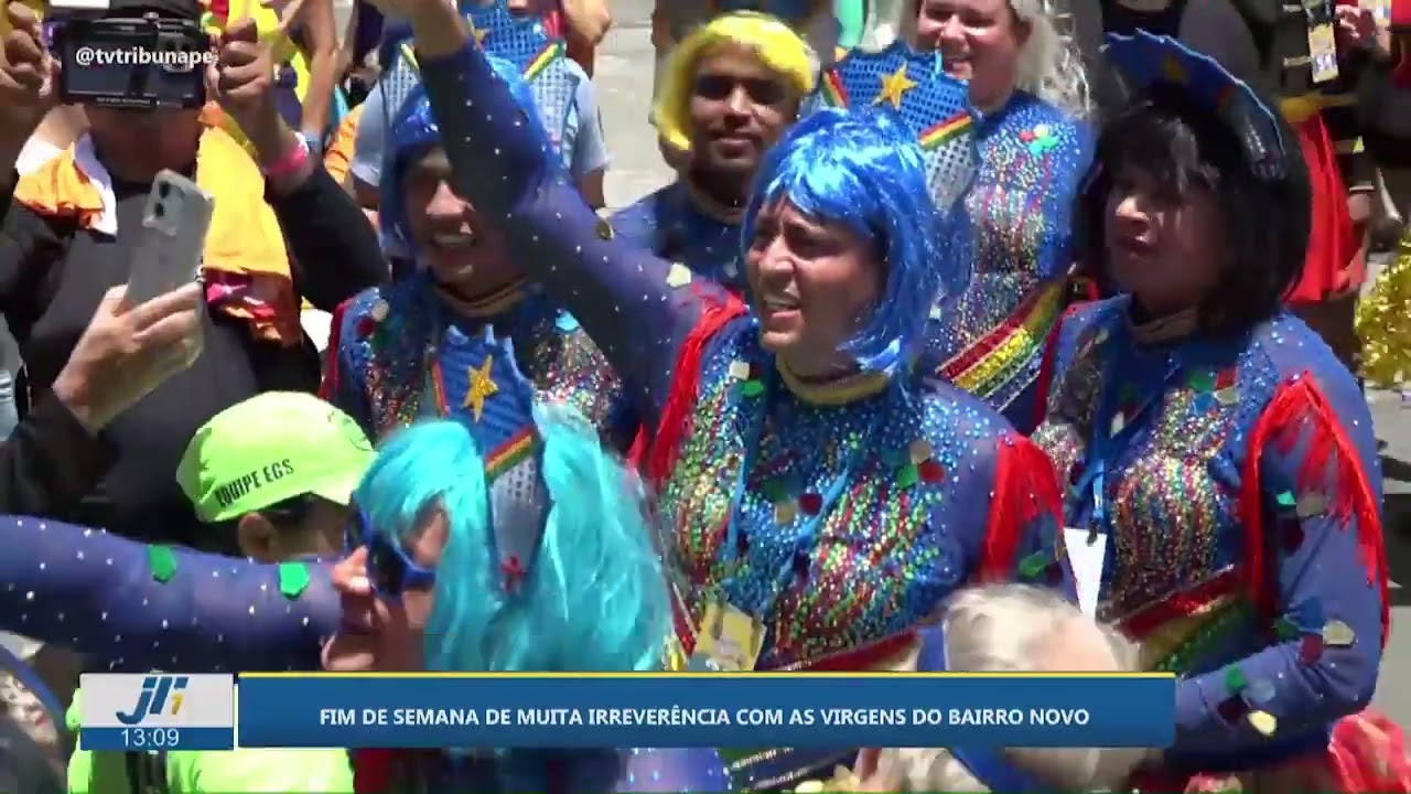 Fim de semana de muita irreverência com as Virgens do Bairro Novo