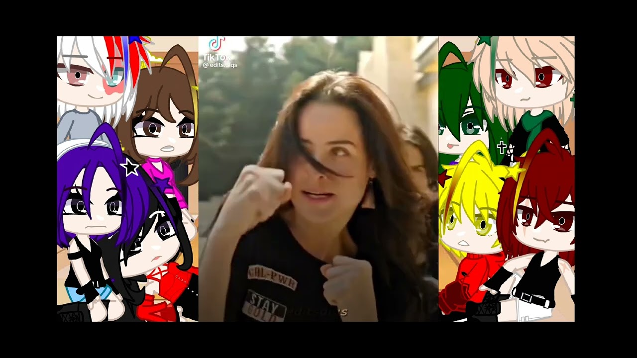 Bnha reacciona a Deku es Rosario Tijeras(Gacha Nox)