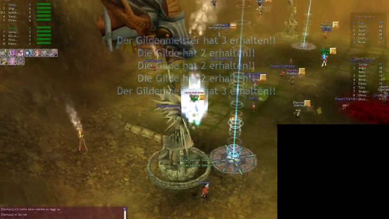 Flyff Steamwalker Guild War 30.01.2010 by Sekai Part 1