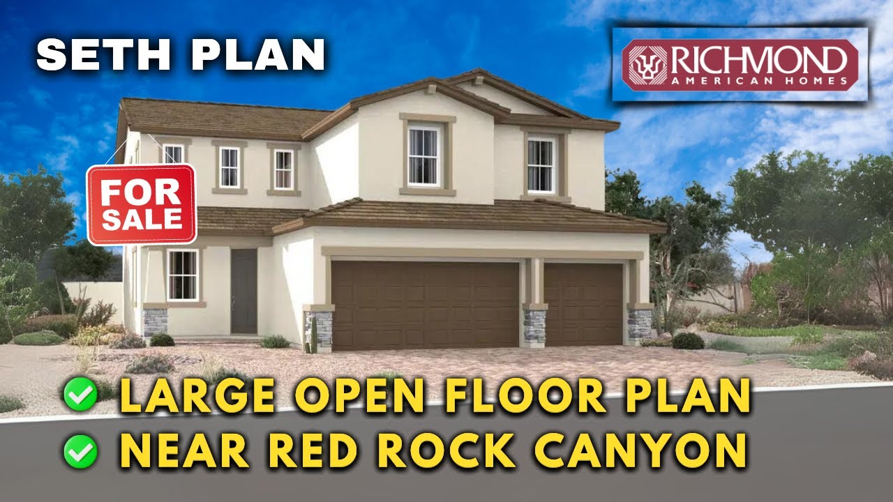 SETH Model Home by Richmond American at Stonehaven Community | Homes For Sale in SW Las Vegas!