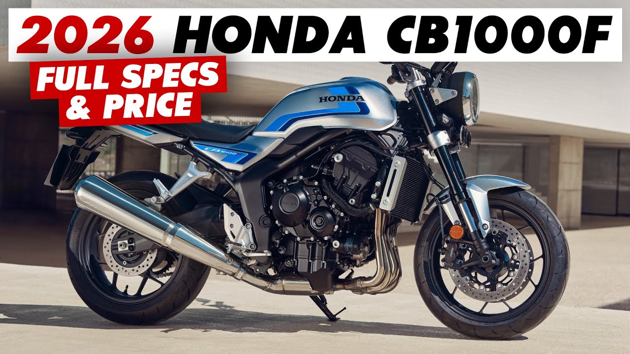 Анонсирована новая Honda CB1000F 2026 года: полные характеристики и цена!