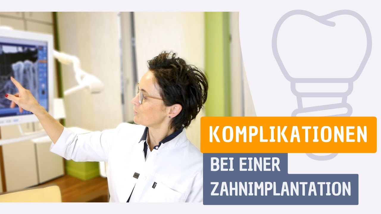 Komplikationen bei einer Zahnimplantation