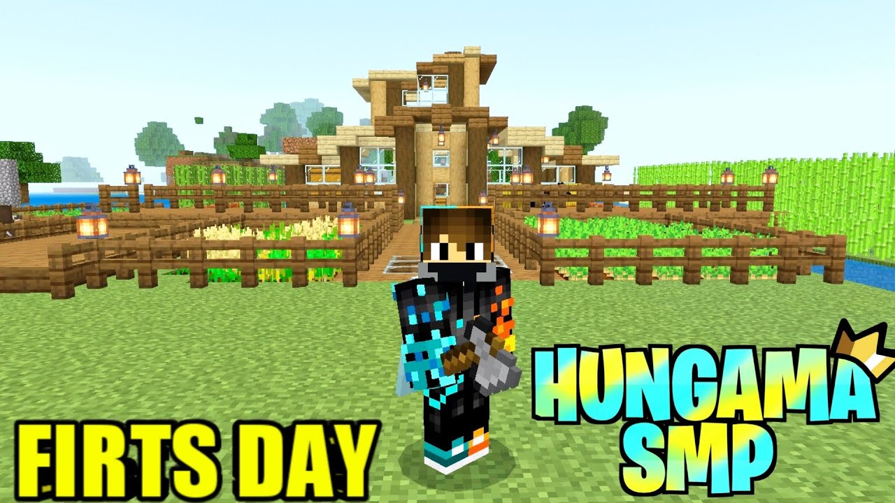 LETS DO FUN ll FIRST DAY IN HUNGAMA SMP ll MINECRAFT ll WHILAK GAMING ll
