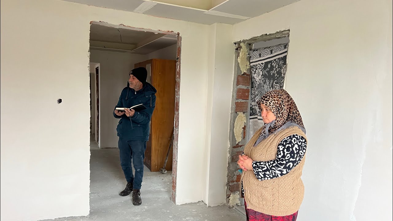 Kapilar ölçüldü🏠Anam terledi‼️hesap çıktı🤷‍♂️#ev #kapi #food #viralvideo #viralvideos #village #köy