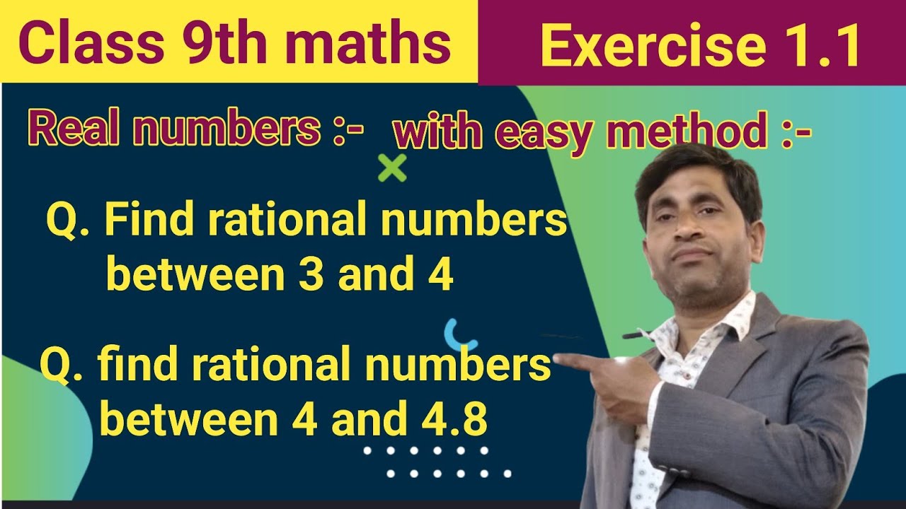 Class 9th ncert maths, important questions for exam exercise 1.1, number system 