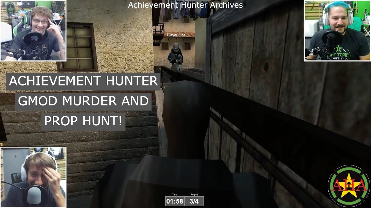 OVER 4 HOURS OF ACHIEVEMENT HUNTER'S GREATEST GMOD MURDER LET'S PLAYS AND MORE!