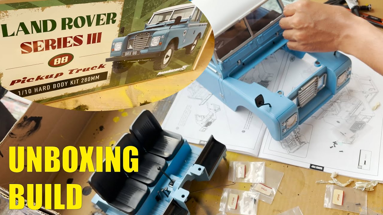 Распаковка и сборка Boomracing Hardbody Land Rover Series III