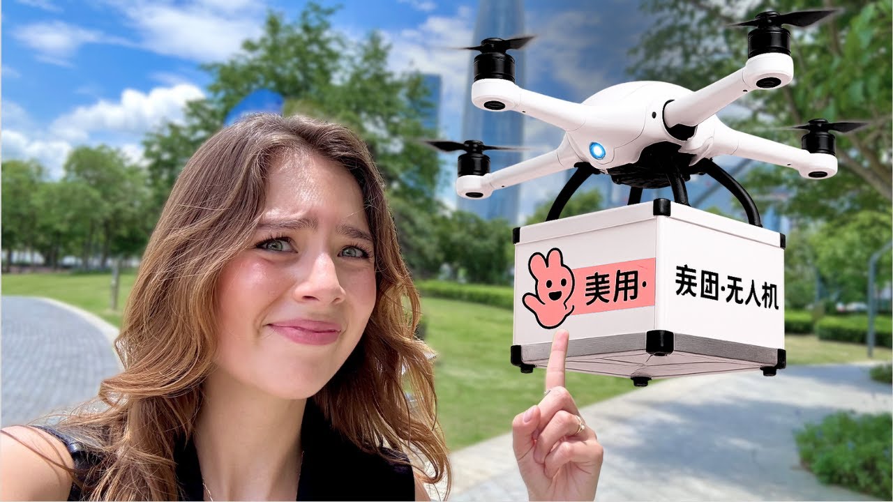 Un DRON me trajo la COMIDA en CHINA