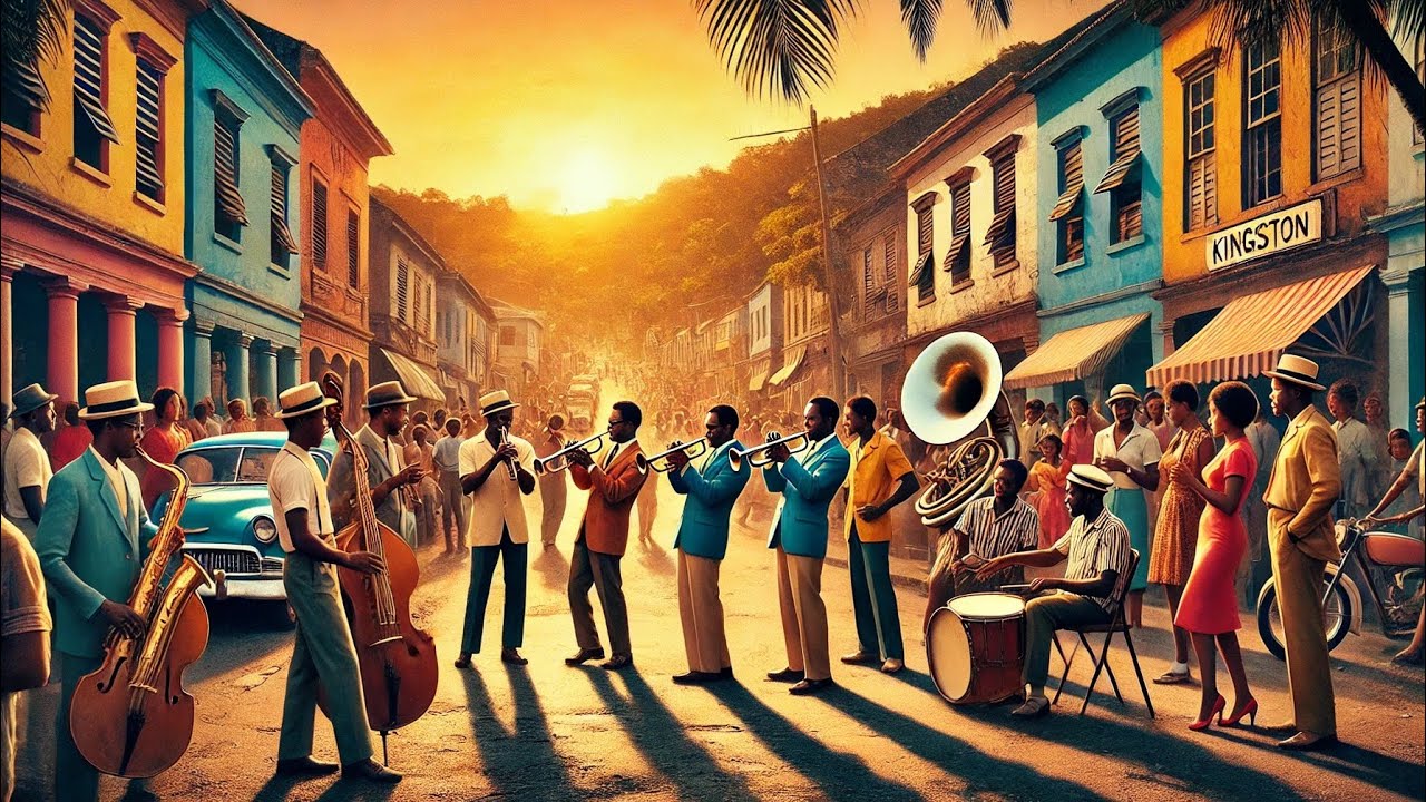 1960s Kingston Ska Groove | Brass Rhythms & Caribbean Vibes