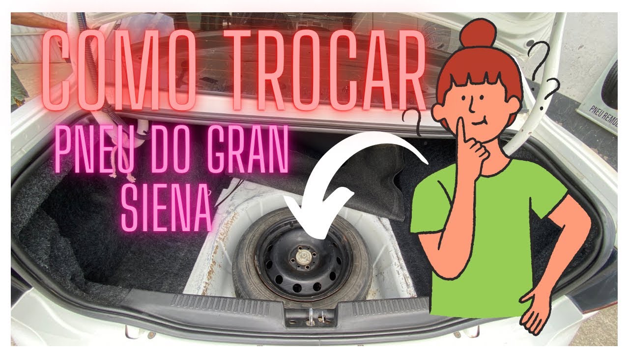 Como trocar o pneu do Gran SIENA 😃muito f&aacute;cil✅😎👍