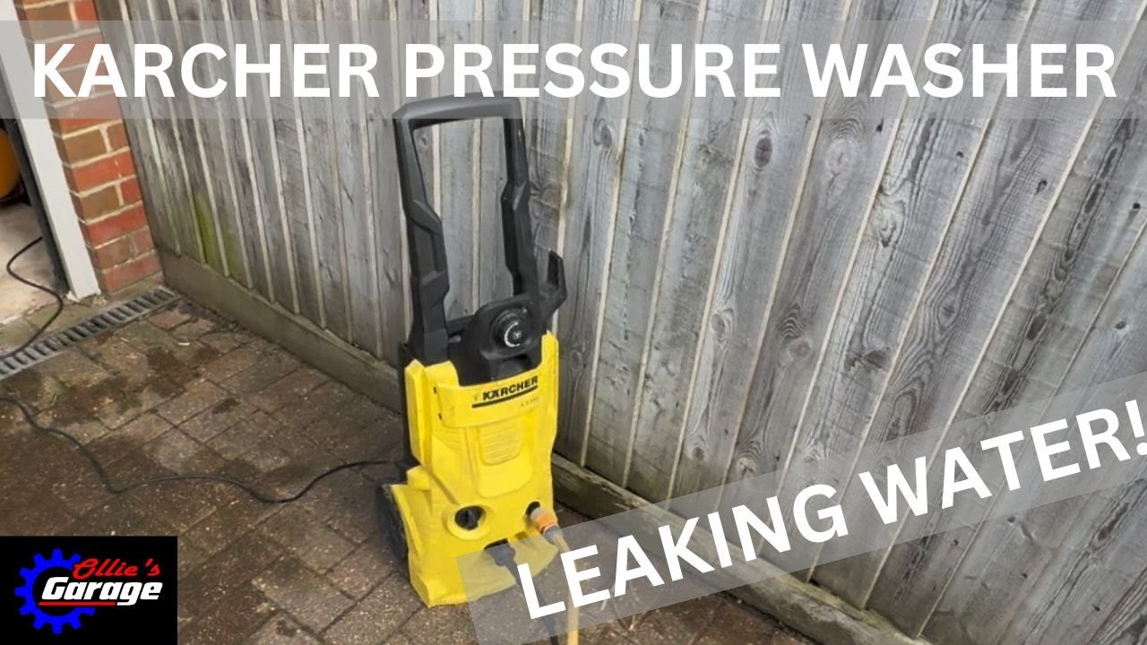 Karcher K3.55 Pressure Washer water leak fix!