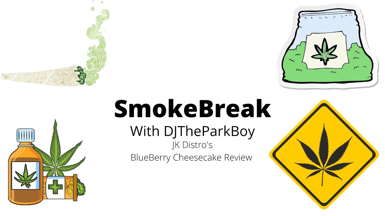 JK Distro Blueberry Cheesecake Delta 8 Review | SmokeBreak With DJTheParkBoy