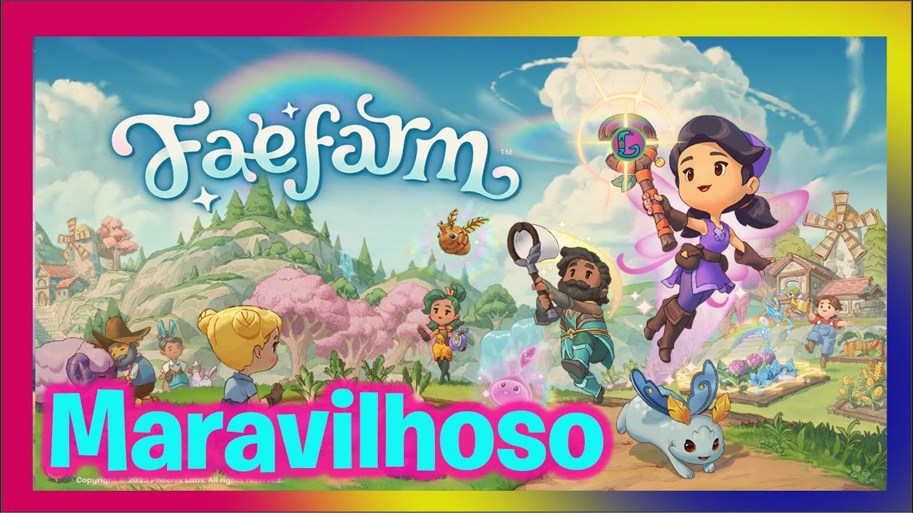 FAE FARM GAMEPLAY TRAILER PTBR - GWORLD - #fazendinha #harvestmoon PC #FaeFarm #keymailer EP#1