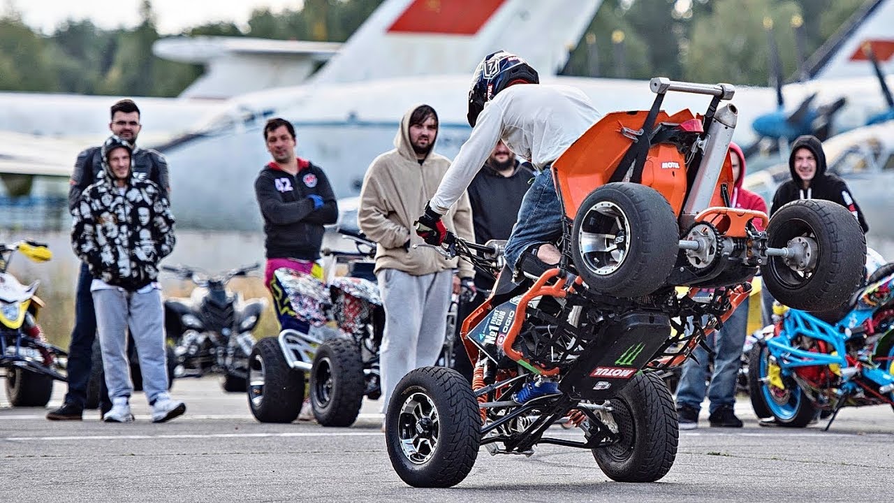 Лучшие Трюки на Квадроциклах -  Quad Battle