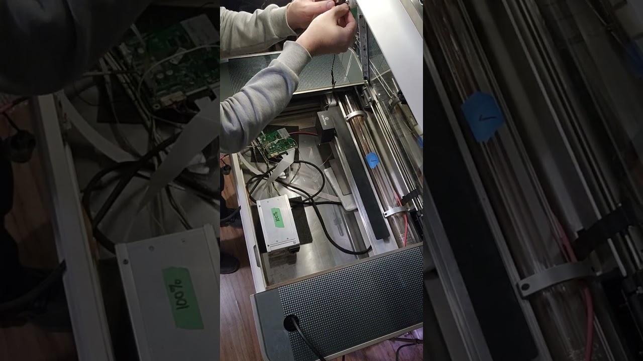 Power supply testing for a Glowforge.