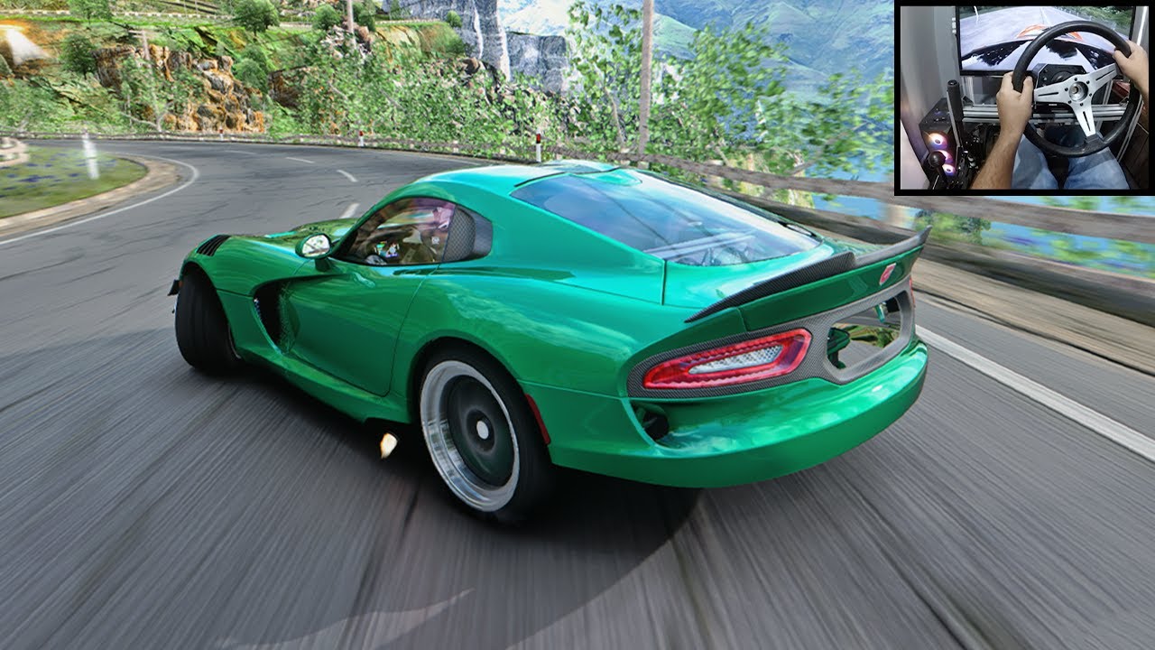 1000hp Dodge Viper l Assetto Corsa Touge Drifting l Assetto Corsa (CAMMUS - Steering Wheel Gameplay)
