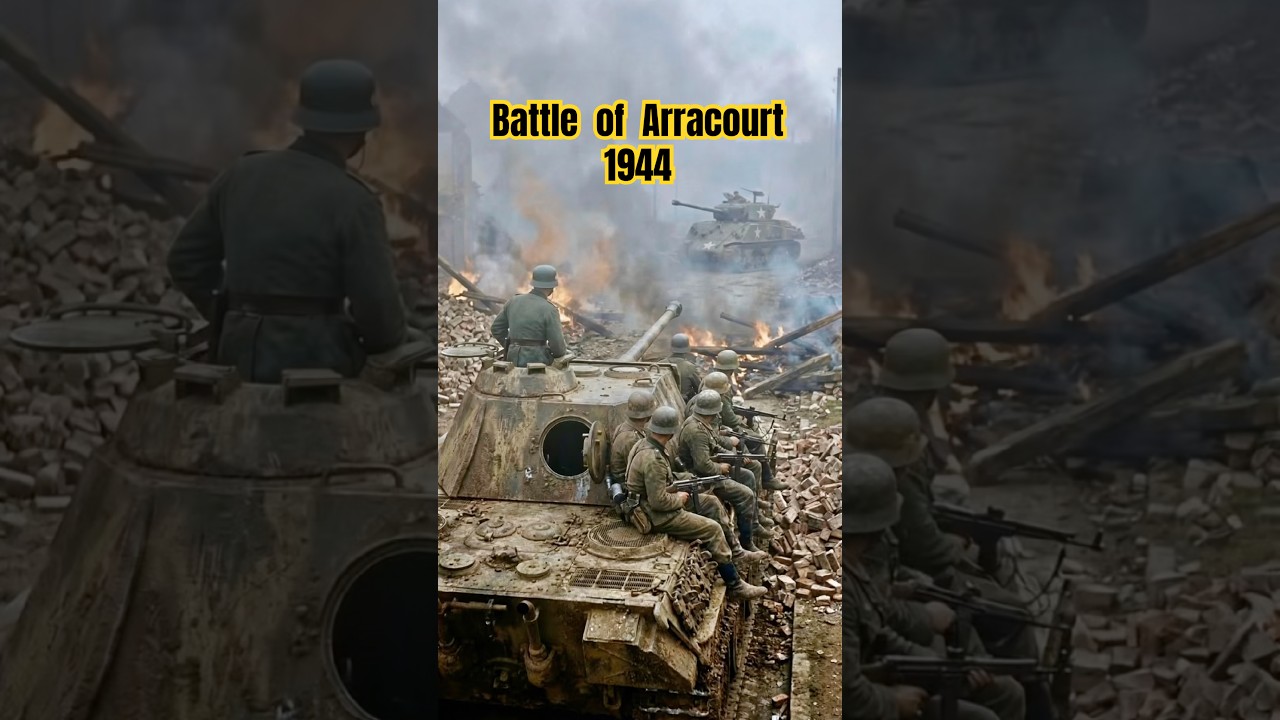 M4 Shermans & P-47 Thunderbolt Ambush at Panther Tanks #shorts#wwii#france#history#tactics