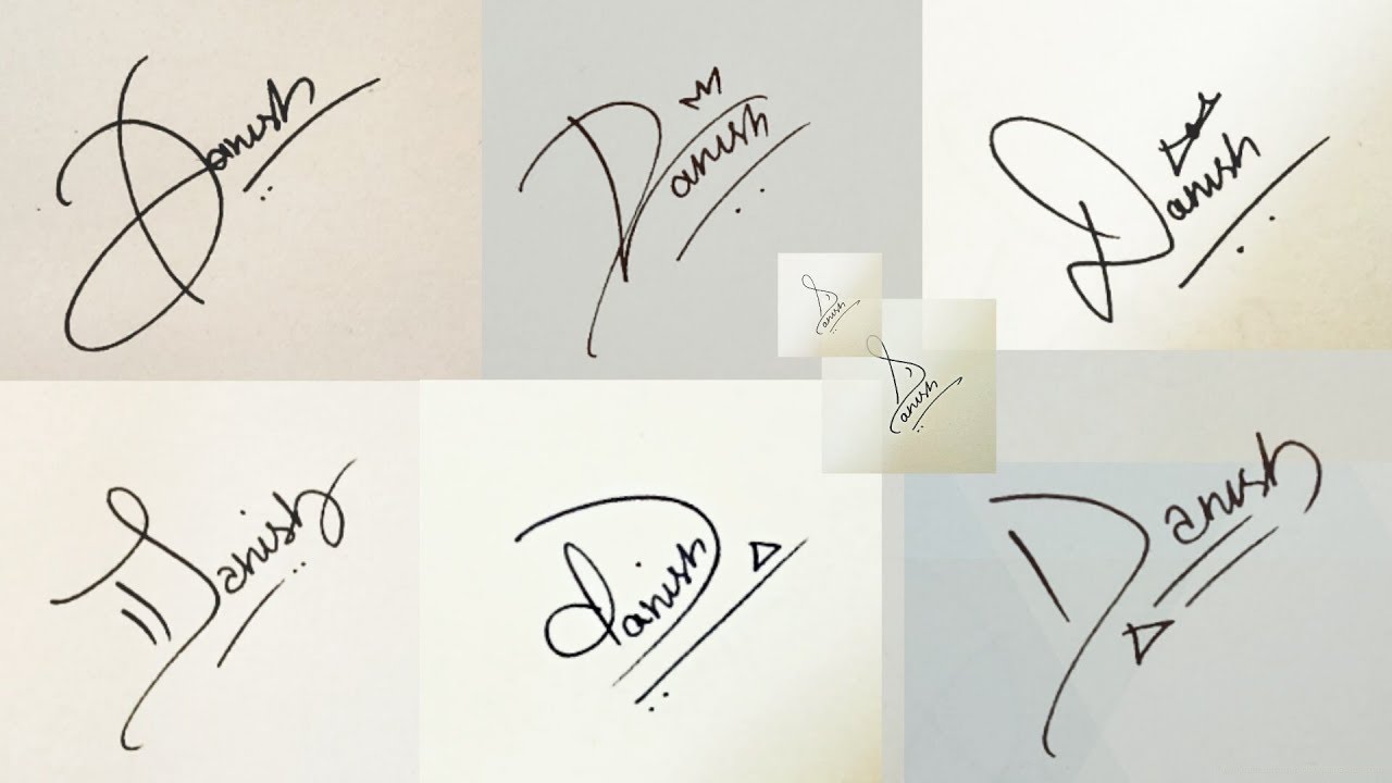 How to Draw Signature like a Billionaire (For Alphabet "D")