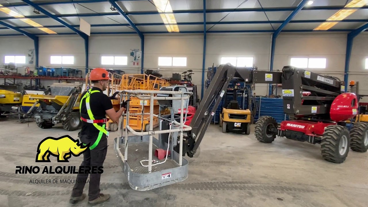 Plataforma elevadora manitou 180 ATJ Consejos de utilización