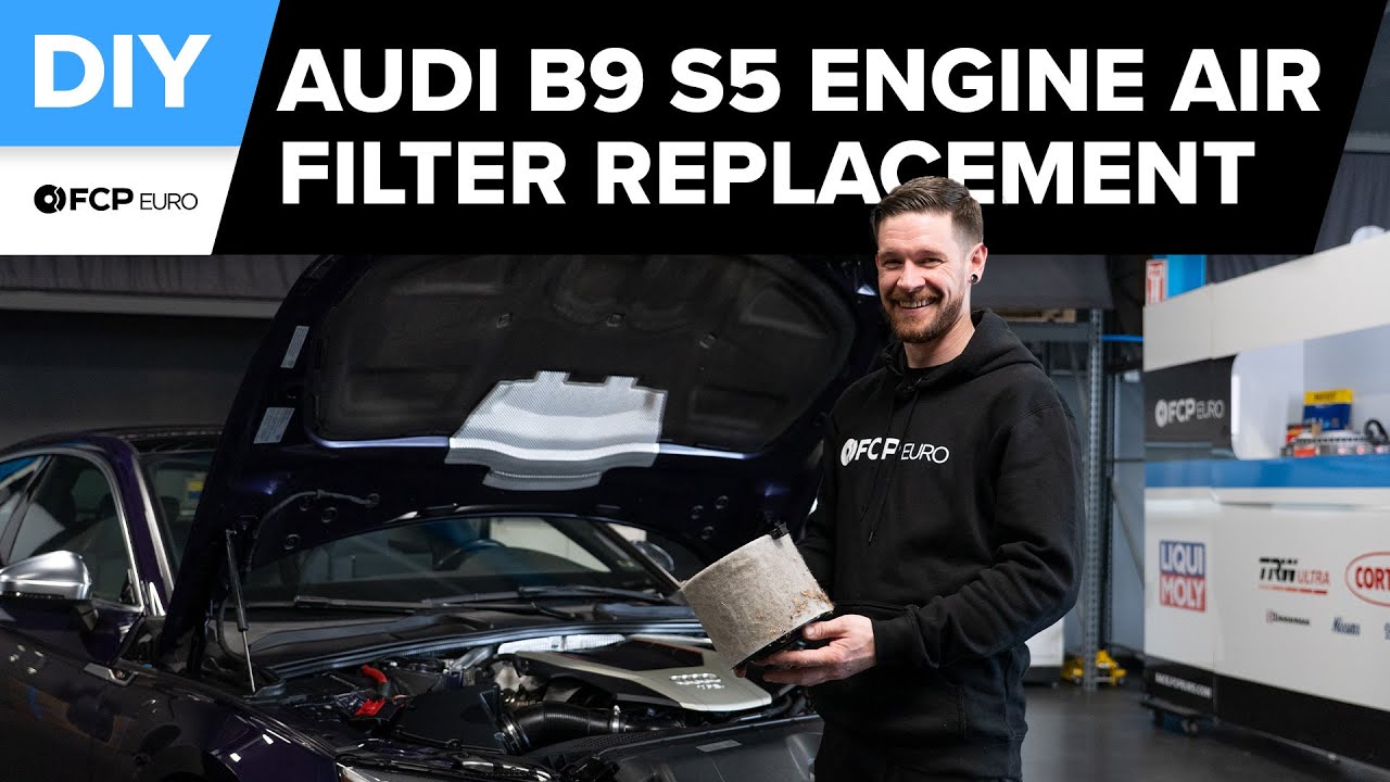 Audi S5 Engine Air Filter Replacement DIY (2018-2025 Audi B9 S4, S5 Sportback, Convertible, SQ5)