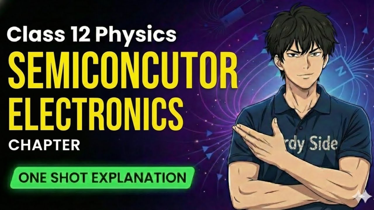 🔥 Semiconductor Electronics | Class 12 Physics One Shot