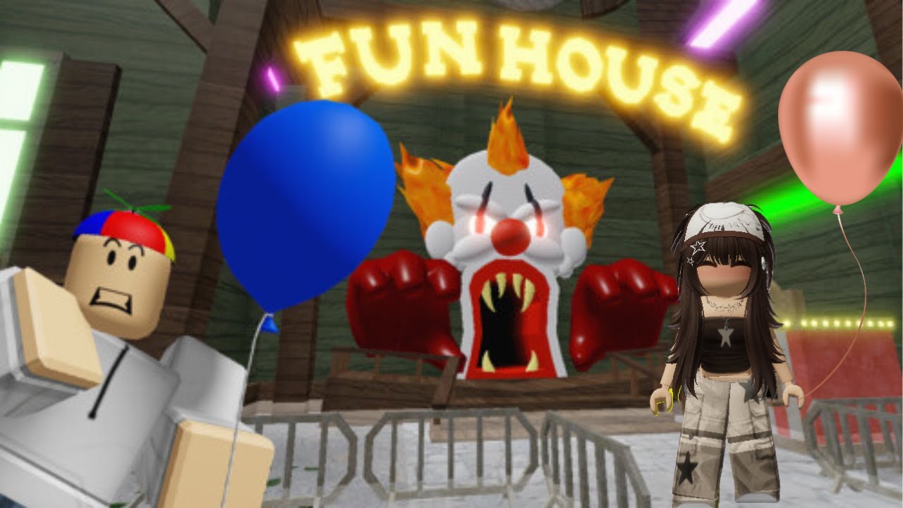 Escaping from Evil Clown in Roblox | Carnival of Terror | Roblox
