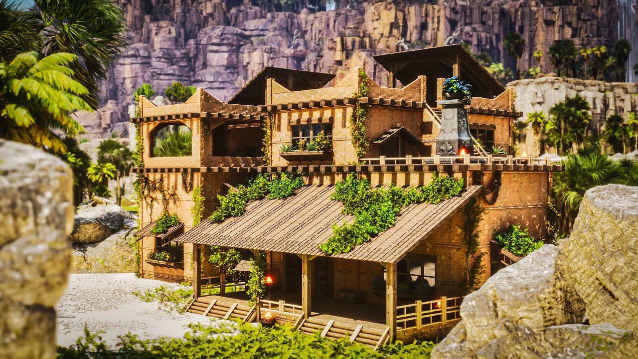 I Built an Adobe Base on Astraeos in ARK: Survival Ascended!