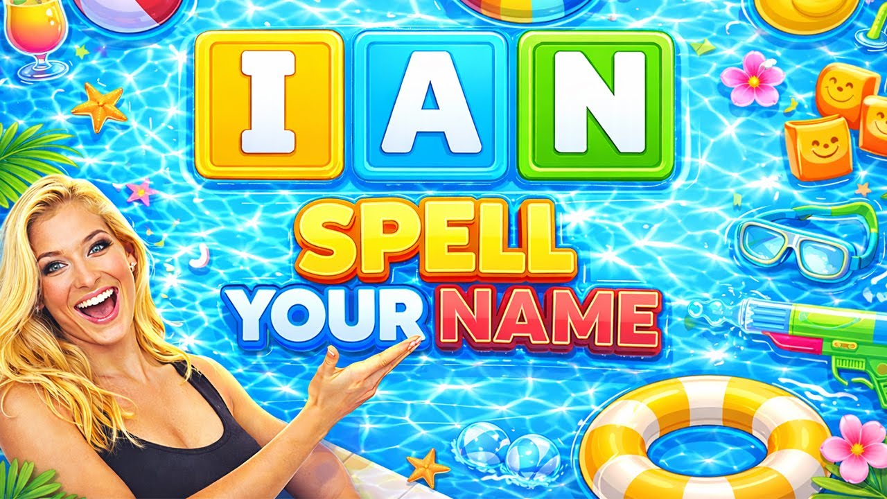 Learn To Spell Your Name IAN with me