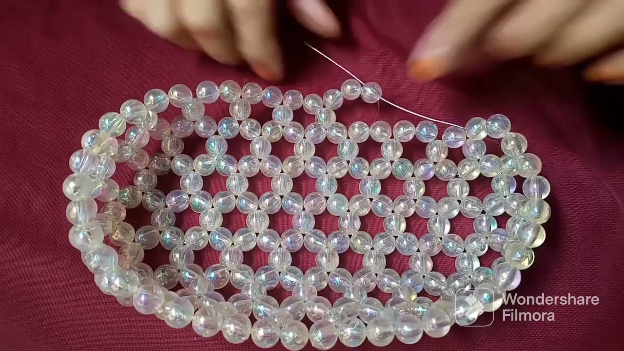 Buat Tas Manik-manik terbaru || Cara buat alas tas bentuk oval dari manik.@EmmaKraft