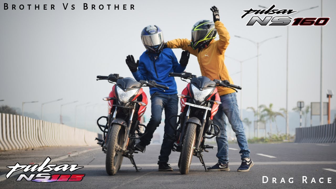 Bajaj Pulsar NS125 Vs NS160 | Drag Race | Long Race | UP65 Racers
