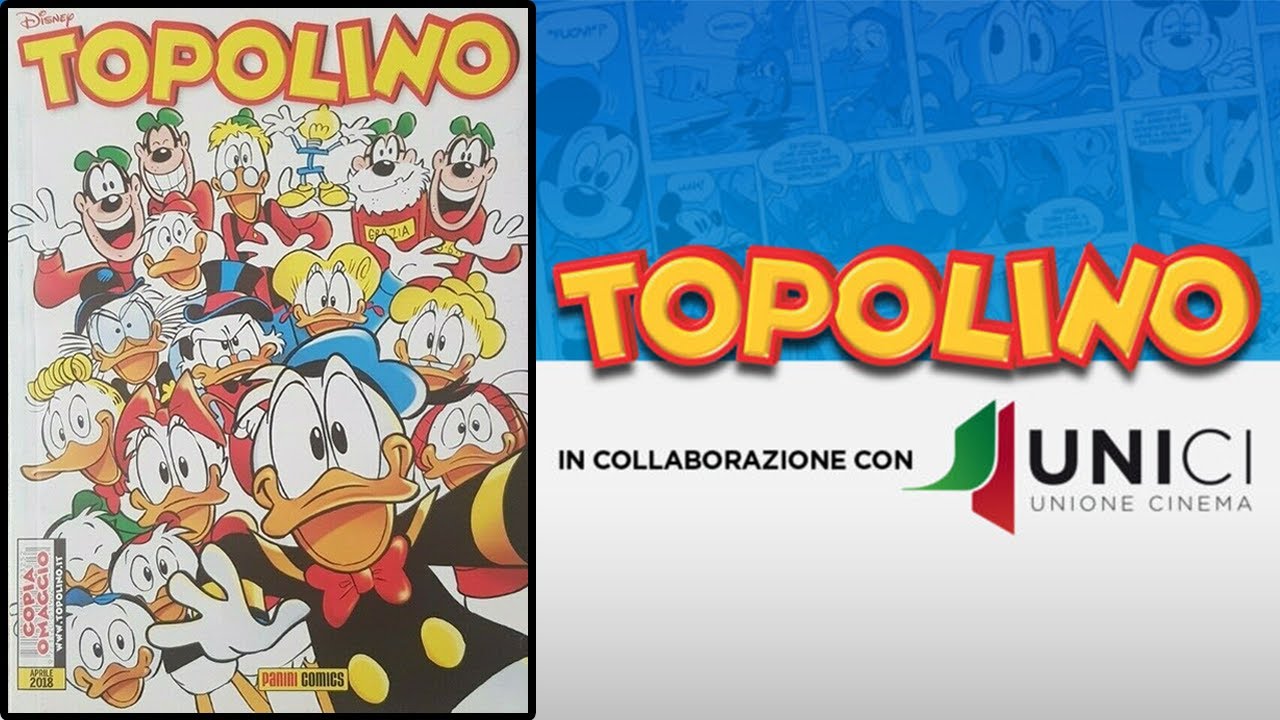Topolino e la Copia Omaggio del 2018 con l'Unione Cinema!