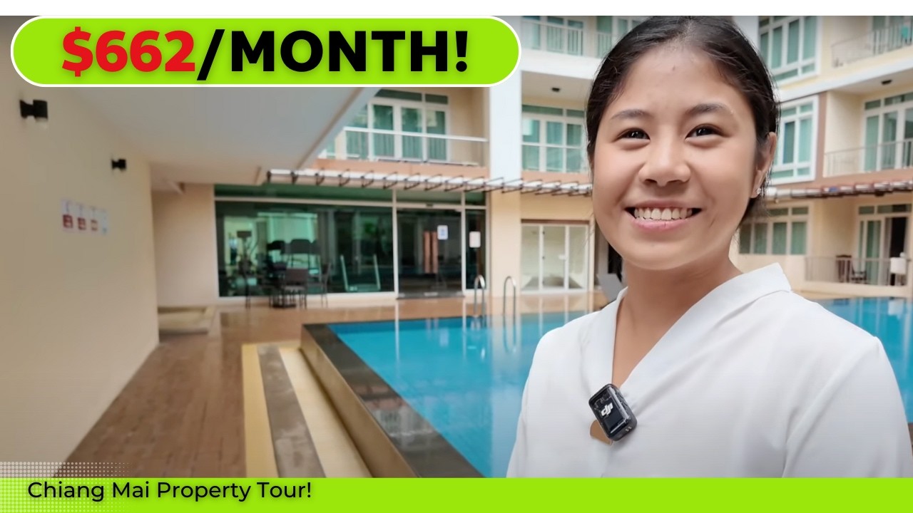Chiang Mai Condo Tour: Inside The Unique Condo – Pool, Gym, and More! || 22,000 THB per month