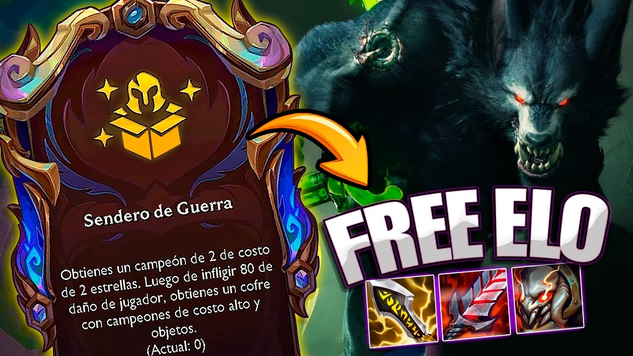 🔥SUBE DE ELO GRATIS con la compo de WARWICK en TFT Set 16
