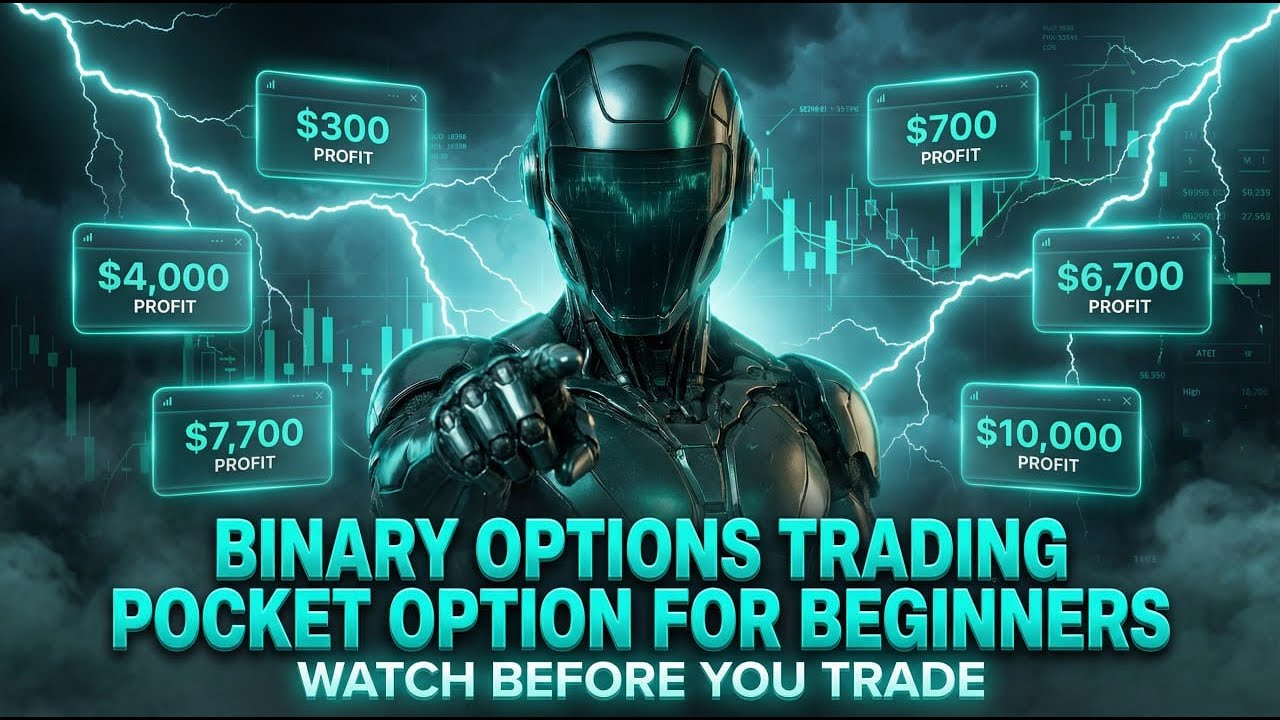 BINARY OPTIONS TRADING: POCKET OPTION FOR BEGINNERS + AI TRADING POCKET OPTION SETUP