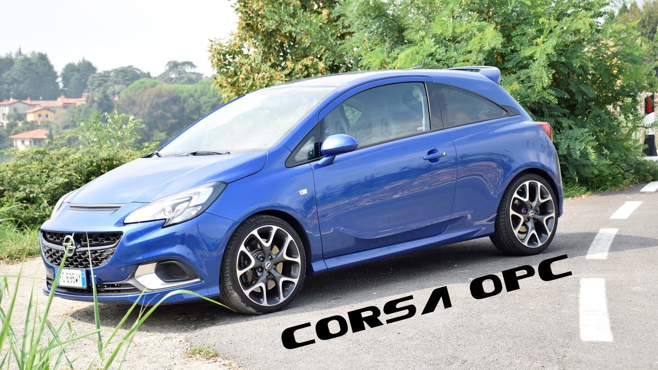 2018 OPEL CORSA E OPC 1.6 207HP Hard driving, Sound and 0-100