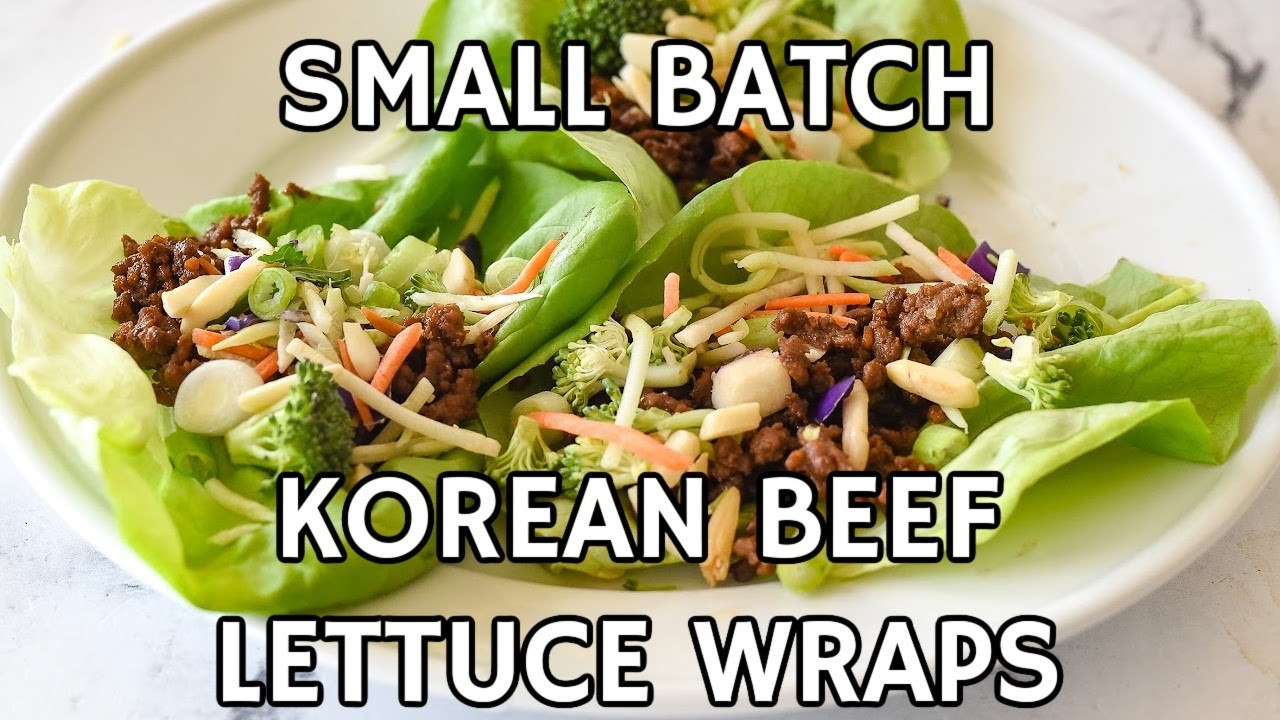 Korean Beef Lettuce Wraps for Two