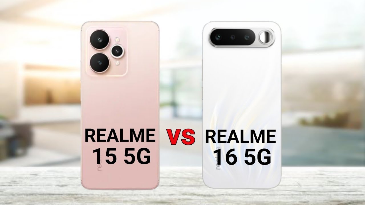Realme 15 5G vs Realme 16 5G