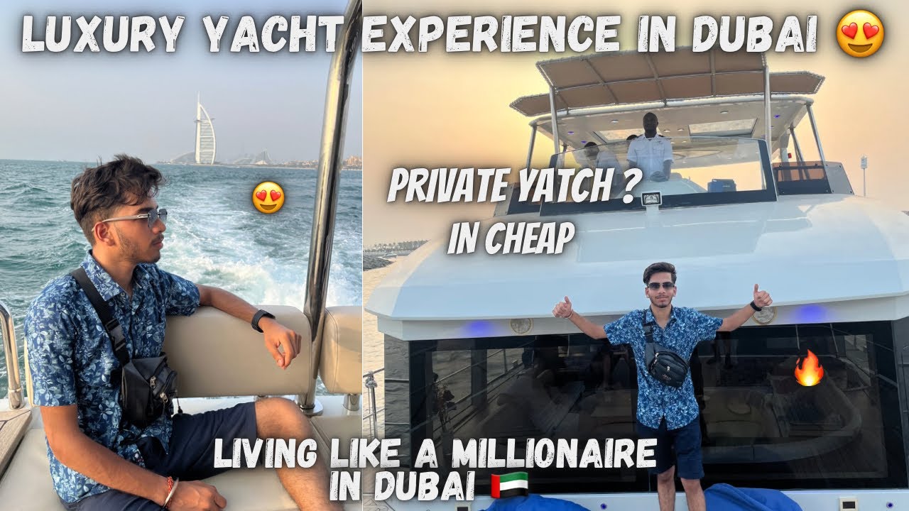 РОСКОШНЫЙ ЯХТ-ТУР В ДУБАЕ | РОСКОШЬ ПО БЮДЖЕТУ | DUBAI HINDI VLOG | СУК МАДИНАТ ДЖУМЕЙРА