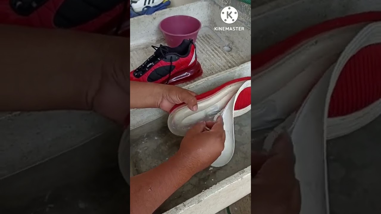 parchar, vulcanizar cápsula o válvula de tenis sneakers